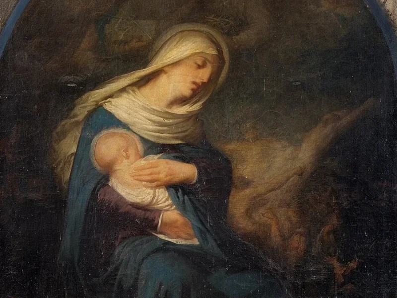 1837-José María Galván y Candela - La Vergine con il Bambino